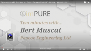 Two minutes with Bert Muscat Project Partner of imPURE - Pascoe Engineering Ltd