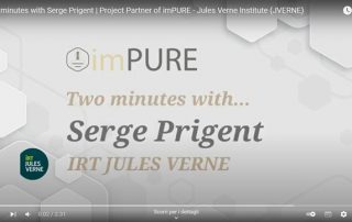 wo minutes with Serge Prigent - Project Partner of imPURE - Jules Verne Institute (JVERNE)